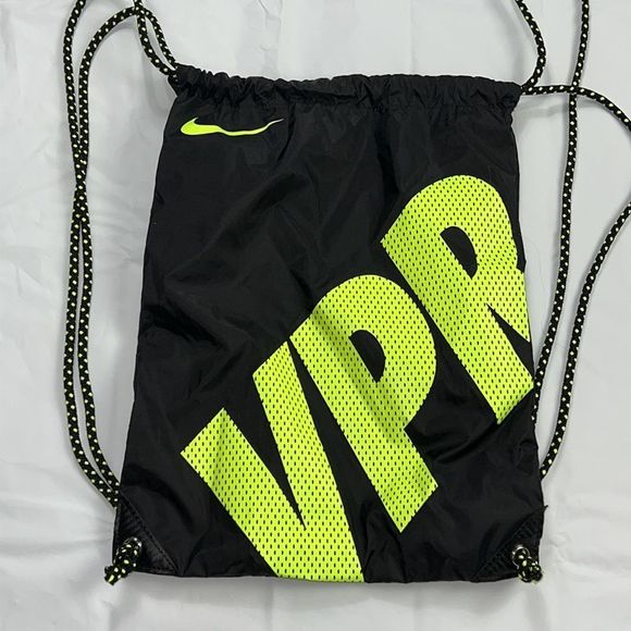 Nike VPR black draw string backpack bag - Picture 1 of 9